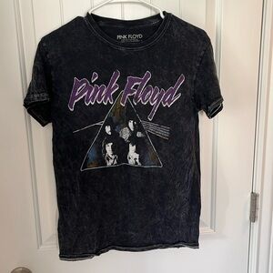 Black tie dye Pink Floyd T shirt
